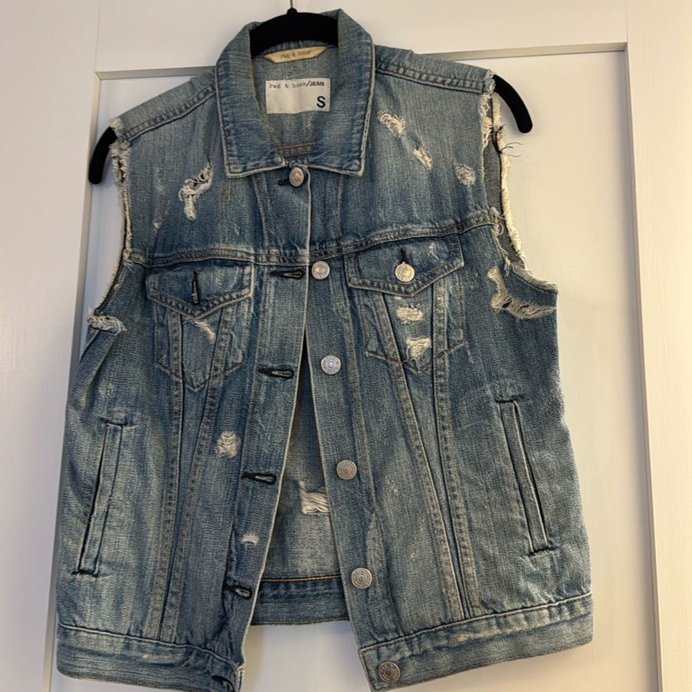 Rag and Bone Denim Vest
